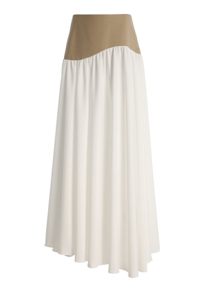 SLOAN Exclusive Long Wave Stretch-Crepe Skirt - Moda Operandi