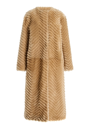 Zeynep Arçay Lasercut Shearling Coat - Moda Operandi