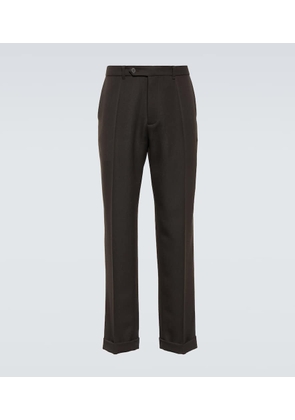 The Row Seth wool straight pants