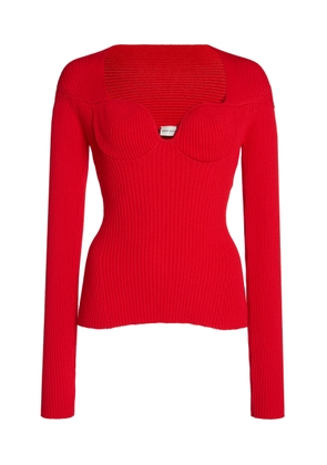 Magda Butrym Knit Bustier Top - Moda Operandi