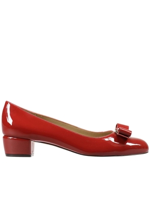 Salvatore Ferragamo Ladies Red Vara Bow Pump Shoe