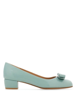 Ferragamo Vara Bow Round-Toe Pumps