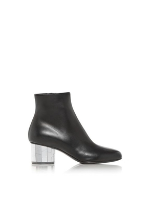 Ferragamo Black Florrie 55 Block Heel Ankle Boots