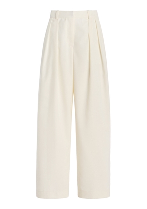The Frankie Shop Daytona Pleated Wool-Blend Trousers - Moda Operandi