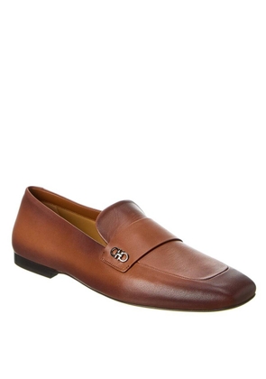 Ferragamo Fantasy Gancini Leather Loafers