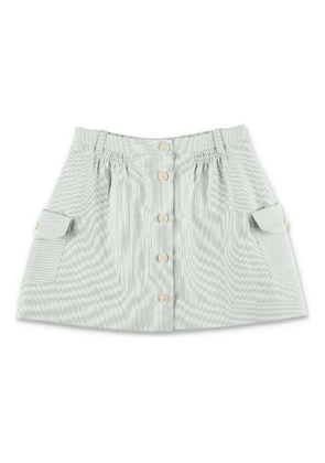 Bonpoint Cotton-Linen Blend Short Skirt