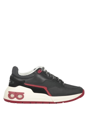 Ferragamo Black Cosma Low Top Sneakers