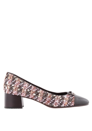Tory Burch Cap-Toe Tweed Pumps