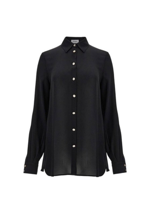 Ferragamo Mulberry Silk Georgette Shirt