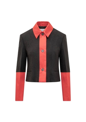 Ferragamo Colorblock Cropped Jacket