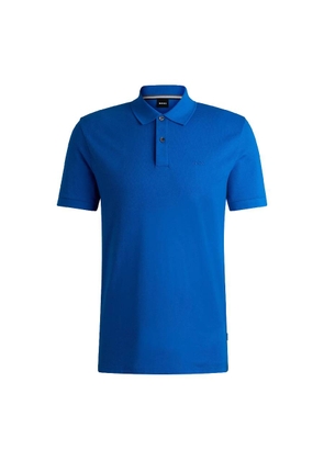 Hugo Boss Embroidered Logo Cotton Polo Shirt