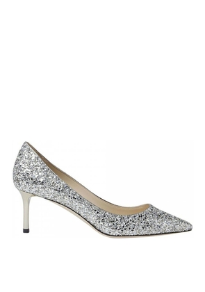 Jimmy Choo Romy 60 Coarse Glitter Pumps