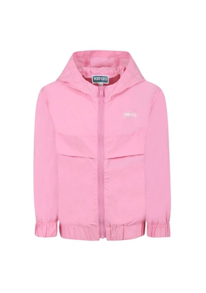 Kenzo Kids Box Logo Hooded Windbreaker Jacket