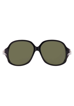 Valentino Green Irregular Unisex Sunglasses VLS-177 A 59