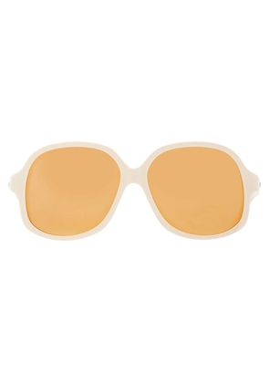 Valentino Orange Irregular Unisex Sunglasses VLS-177 C 59
