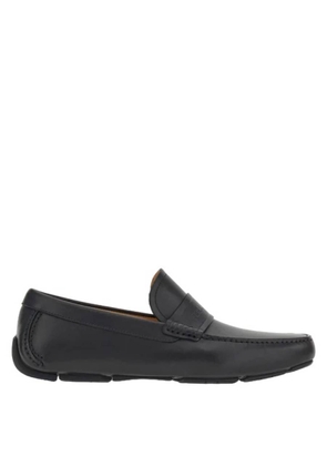 Ferragamo Mens Black Felix Driver Loafers