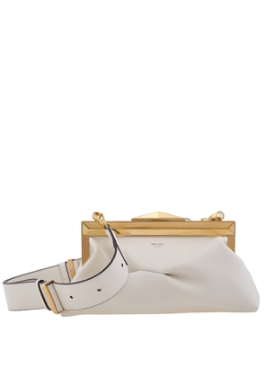 Jimmy Choo Diamond Frame Leather Clutch Bag