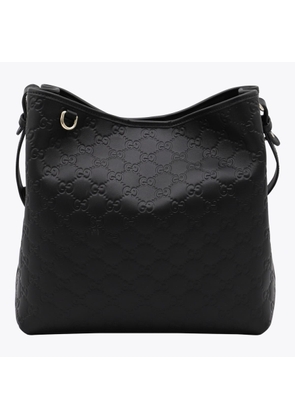 Gucci Black Leather Satchels