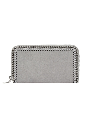 Stella McCartney Ladies Falabella Zip Around Wallet in Light Grey
