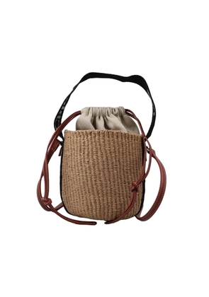 Chole Woody In Natural Fiber Tote Bag