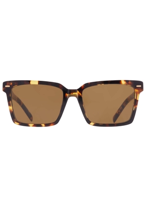 Miu Miu Brown Square Ladies Sunglasses MU 13ZS VAU01T 55
