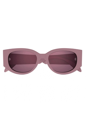 Alexander McQueen Pink Gradient Oval Ladies Sunglasses AM0330S 007 54