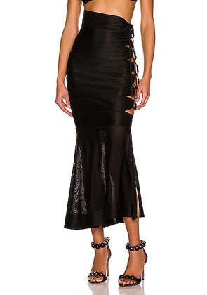 ALAÃA Edition 1986 Long Skirt in Noir - Black. Size 42 (also in ).