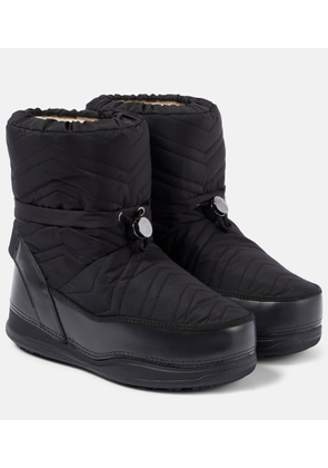 Bogner La Plagne faux leather snow boots