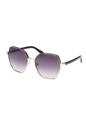 Guess Smoke Gradient Butterfly Ladies Sunglasses GU00108 05B 60