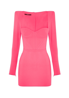Alex Perry Grant Sweetheart-Neck Crepe Mini Dress - Moda Operandi