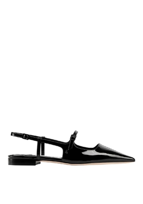 Jimmy Choo Didi Patent Leather Flats, Brand Size 37.5 ( US Size 7.5 )