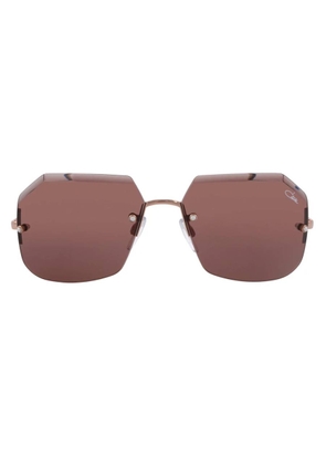 Cazal Brown Geometric Unisex Sunglasses CAZAL 217/3-3 003 60