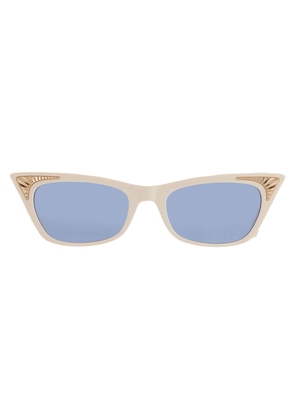 Valentino Blue Cat Eye Ladies Sunglasses VLS-17 5B 51