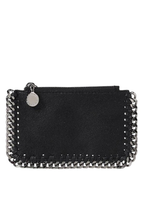 Stella Mccartney Black Falabella Zipped Cardholder