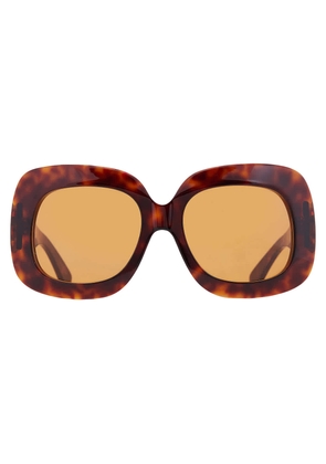 Valentino Orange Square Ladies Sunglasses VLS-180 C 59