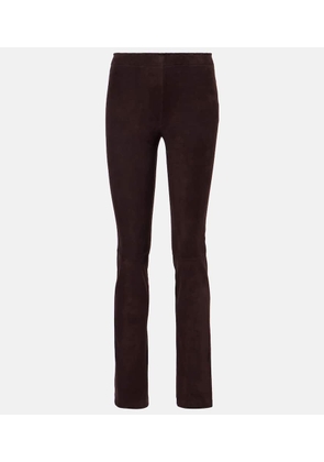Stouls JP Long suede flared pants