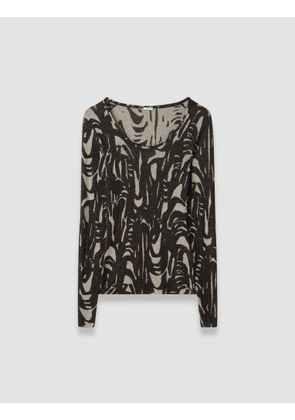 Villa Cashair Jacquard Top - M