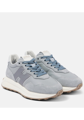 Hogan H641 suede and leather sneakers