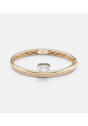 Shay Jewelry 18kt gold bangle with diamonds