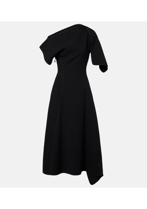 Maticevski Diadem draped asymmetric midi dress