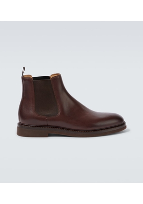 Brunello Cucinelli Leather Chelsea boots