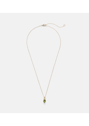 Stone and Strand 14kt gold chain necklace with tourmaline