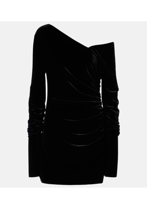 SIR Ettore ruched velvet minidress