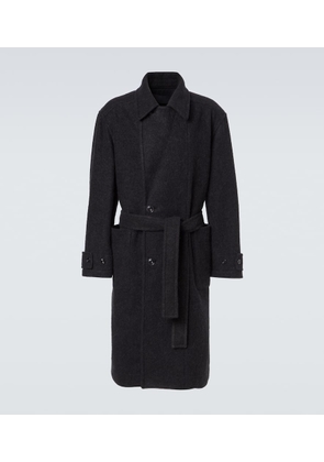 Lemaire Belted alpaca and wool overcoat