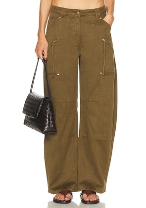 Cult Gaia Sigrid Pant in Rosemary - Olive. Size 4 (also in 2, 6).