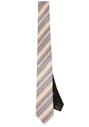 Missoni Tie in Mul - Beige. Size all.