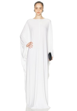 Norma Kamali Caftan Dress in Snow White - White. Size XS/S (also in ).