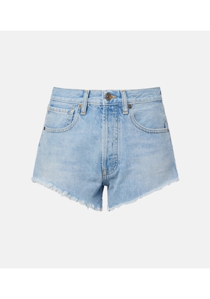 Alanui Islandâs Diary denim shorts