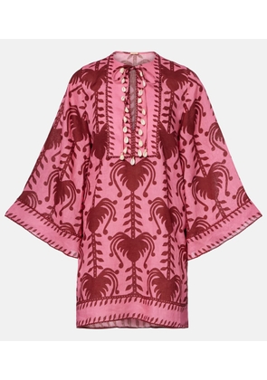 Johanna Ortiz Wild Savannah printed linen tunic