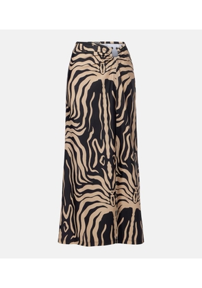 Johanna Ortiz Nuevo Destino printed midi skirt